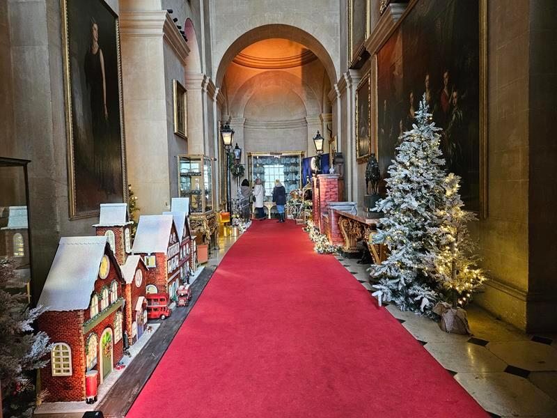 display of christmas streets of london