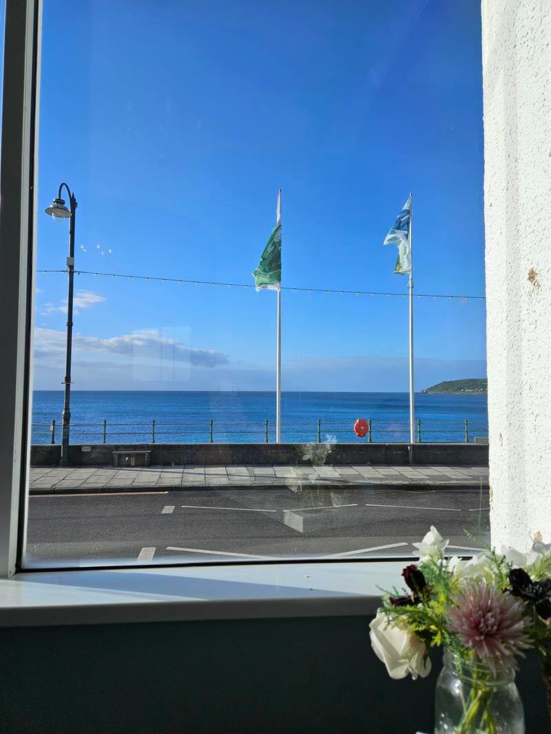 view over the prom from our hotel room