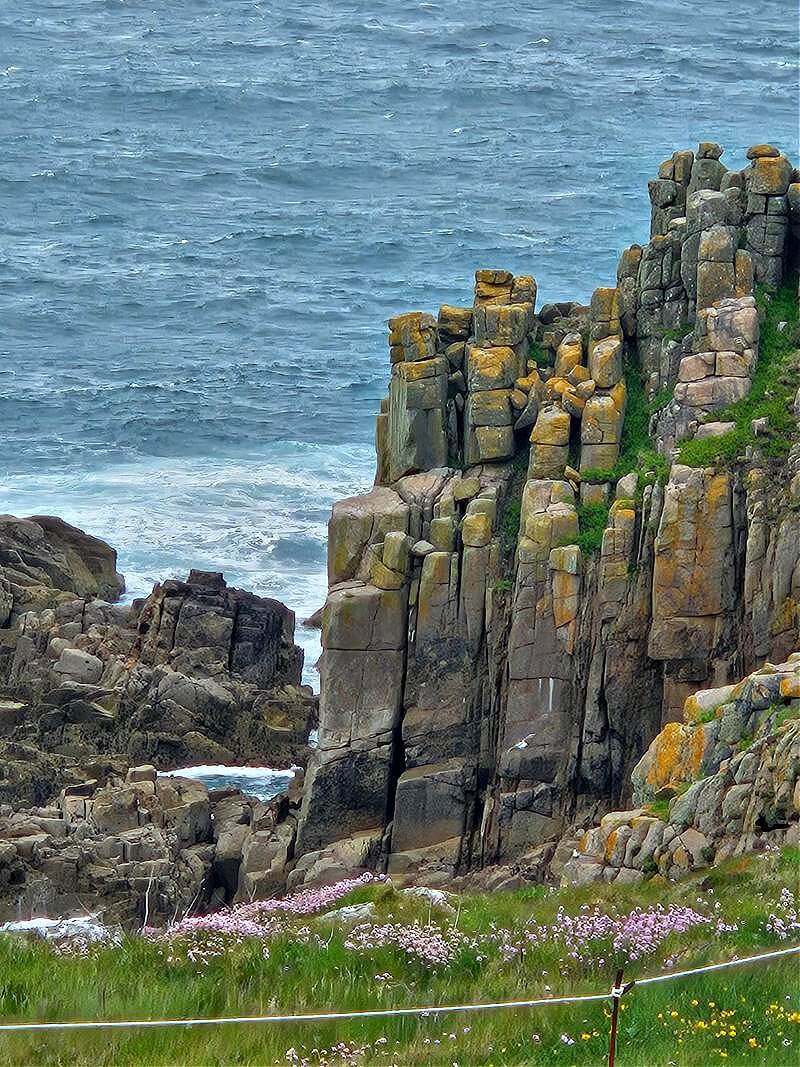 Lands End cliff features