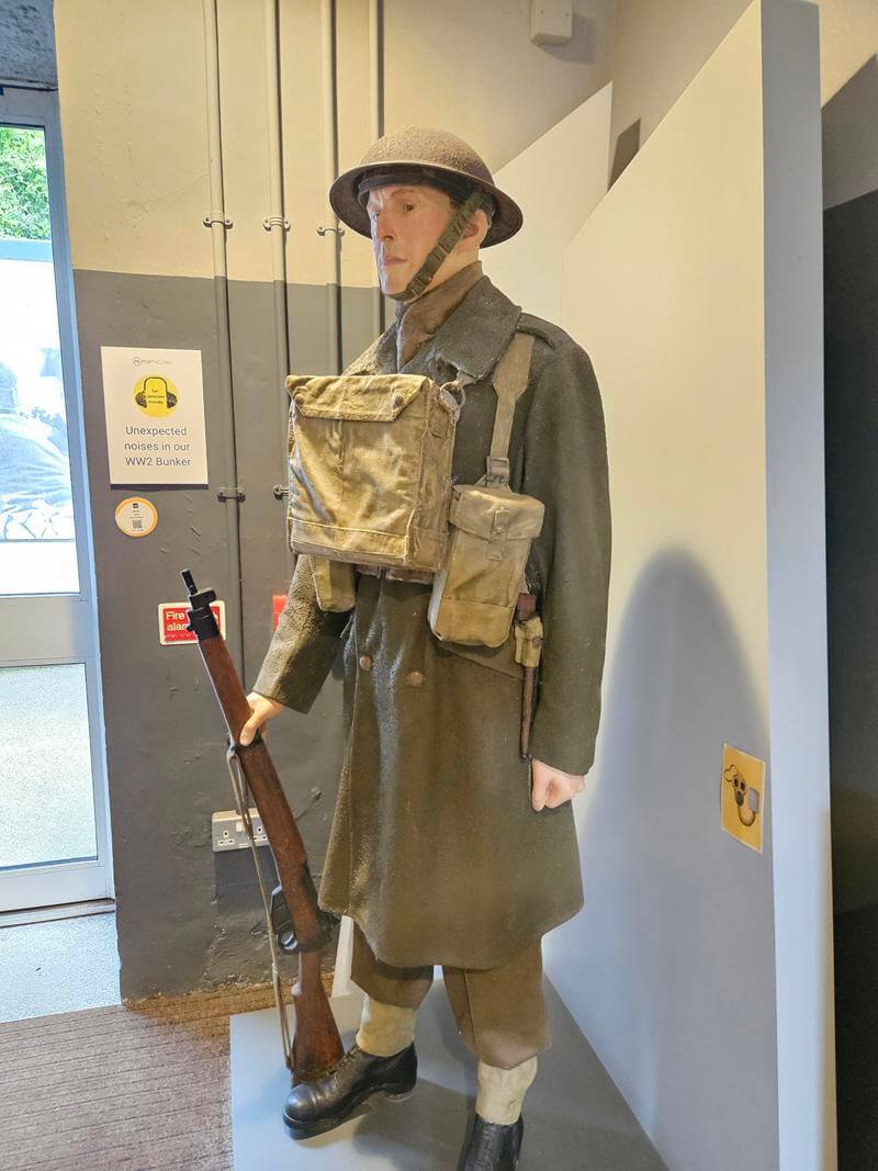 WW2 soldier mannequin