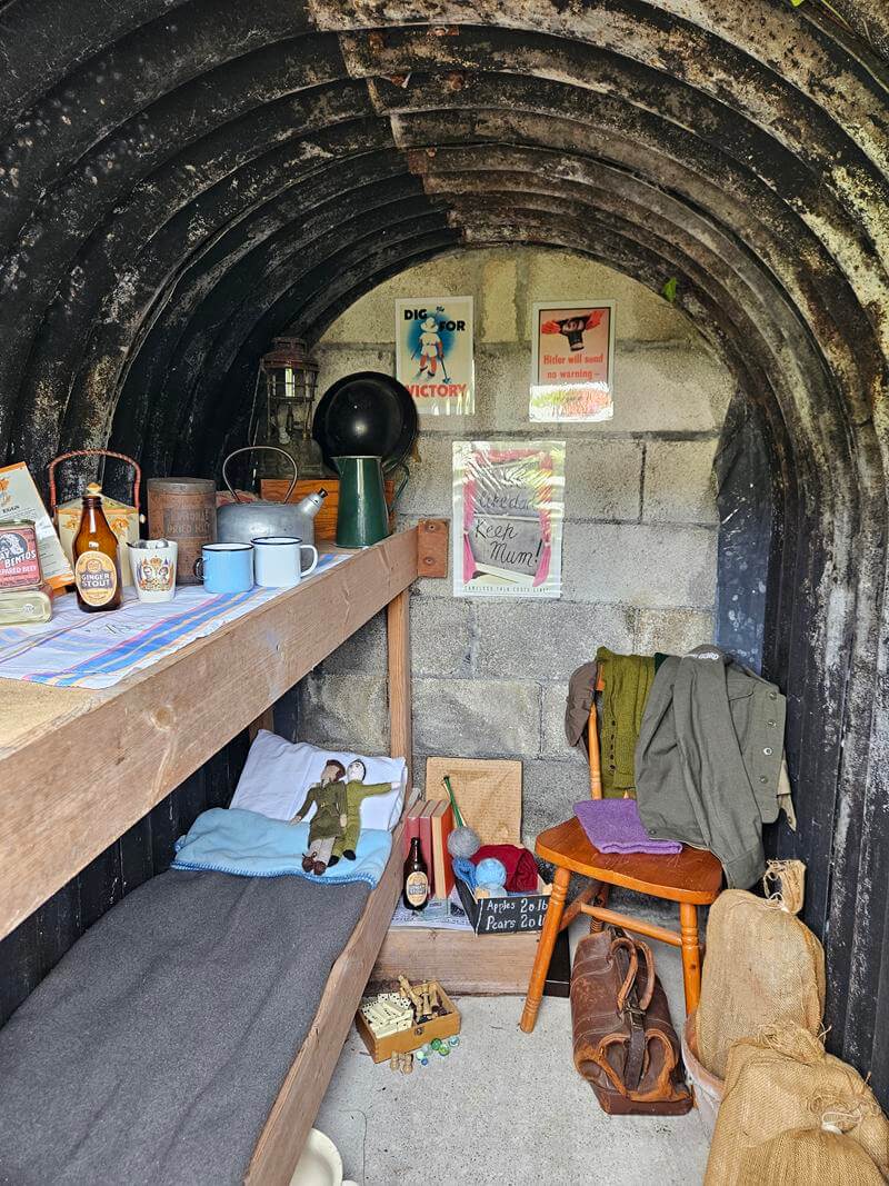 anderson shelter example at pk museum