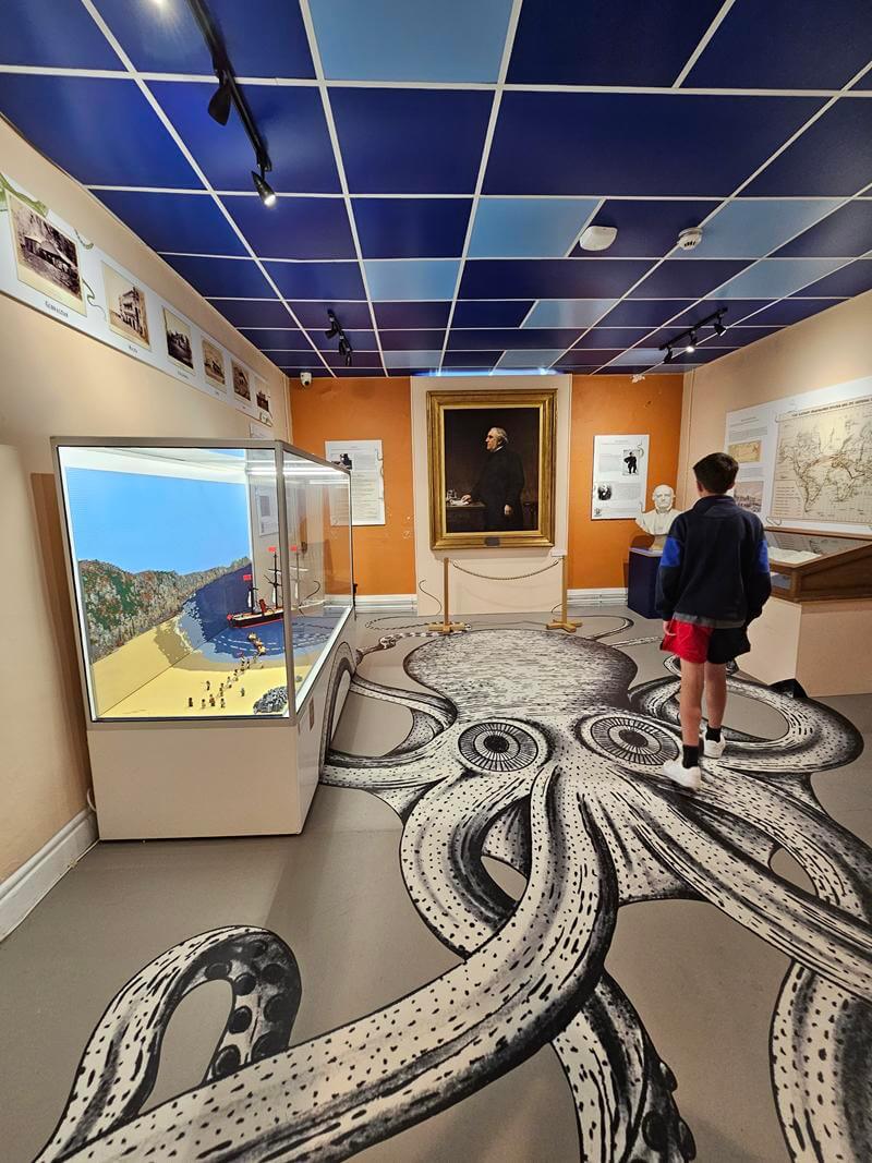 octopus floor at pk museum